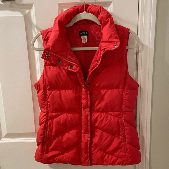 J. Crew Pink Puffer Vest - Picture 7 of 8